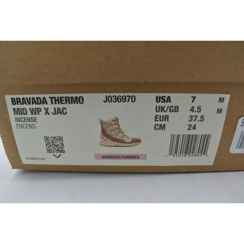 Merrell Womens Size 7‎ Bravada 2 Thermo Mid Incense Waterproof Insulated Boots